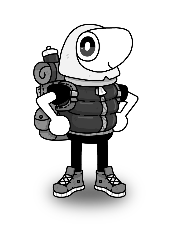 A TOEM 2 character artwork used for the clothing collection topic